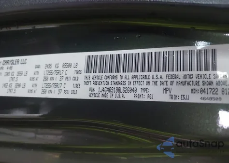 2008 Jeep Wrangler Unlimited Rubicon z USA, uszkodzony, nr VIN 1J4GA69188L626040